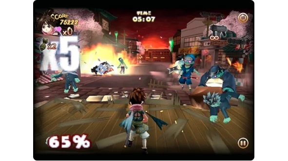 Screenshot of Zombie Panic in Wonderland Plus